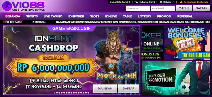 VIO88 agen resmi IDN Sports