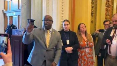 Tensions flare over gun violence after House Democrat calls Republicans 'cowards' as they walk by