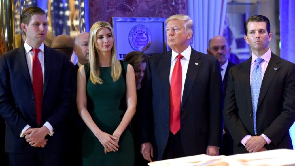Trump's 3 kids 