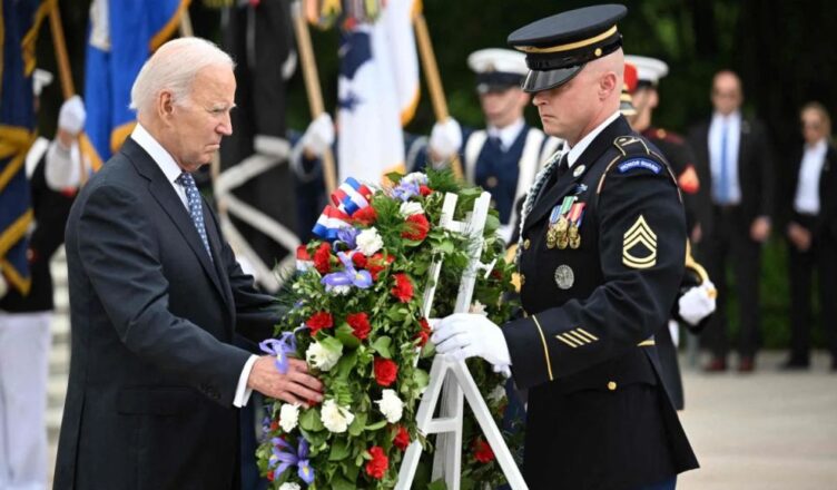 Biden Acknowledges Nation's ‘Sacred Obligation' Towards Armed Forces Households in Memorial Day speech