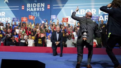 ‘Good to Become Home': Biden Touts Economic Climate, Labor Connects at Campaign-Rally Kick-Off